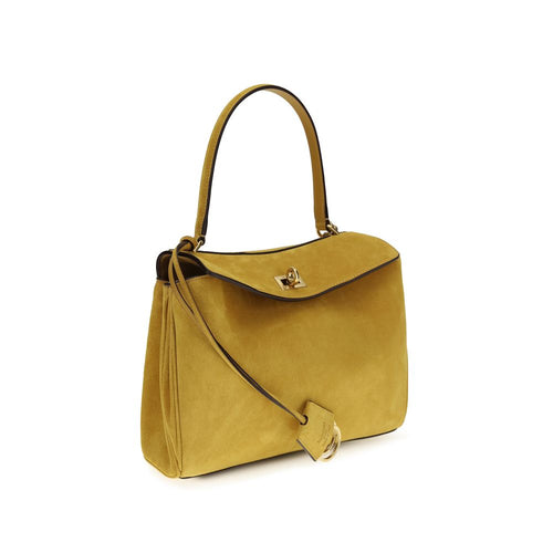Balenciaga beige kalveskinds Bos Taurus håndtaske