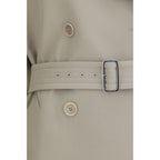 Max Mara Beige Cotton Trench Coat