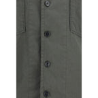 Dolce & Gabbana Gray Cotton Shortsleeve Shirt