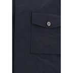 Burberry Blue Polyamide Coat