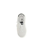 Balmain Black Calf Leather Bos Taurus Low Top Sneakers