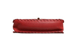 Chanel Mini Flap Bag Lambskin Braided Calfskin Gold Tone Metal