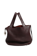 Hermès Picotin Taurillon Clemence Chocolate Handbag