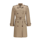 Burberry Brown Silk Trench Coat