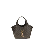 Saint Laurent Bicolor Napa Leather / Calf Bos Taurus Shoulder Bag