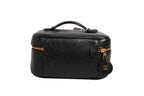 Chanel Black and gold makeup bag