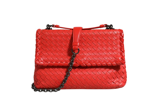 Torebka na ramię Bottega Veneta Olimpia Small Intrecciato Leather