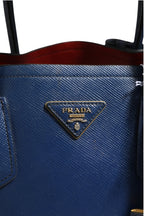 Prada Blue Saffiano Leather 2way Bag