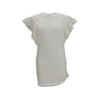 Marant Etoile White Cotton Casual Dress
