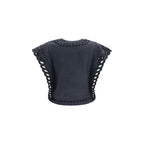 Marant Etoile Black Cotton T-Shirt