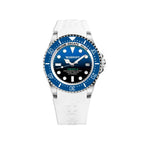 Bobroff White Rubber Sport Watch