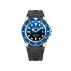 Bobroff Black Rubber Sport Watch