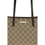 Gucci Beige Polyester Shoulder Bag