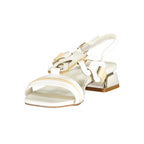 Laura Biagiotti White Polyurethane Women's Sandal