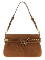 PINKO Brown Lamb Leather Shoulder Bag
