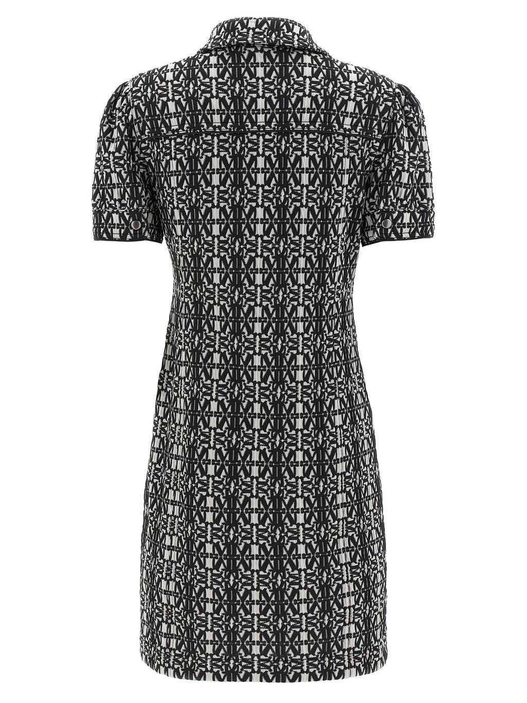 Max Mara Bicolor Polyester Short Dress