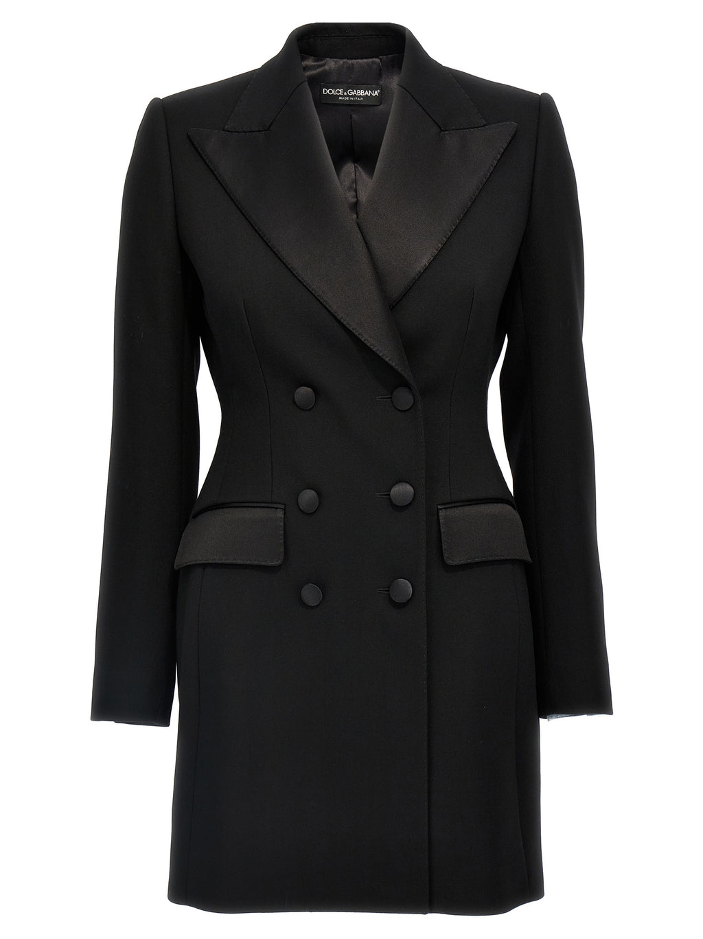 Dolce & Gabbana Black Virgin Wool Blazer