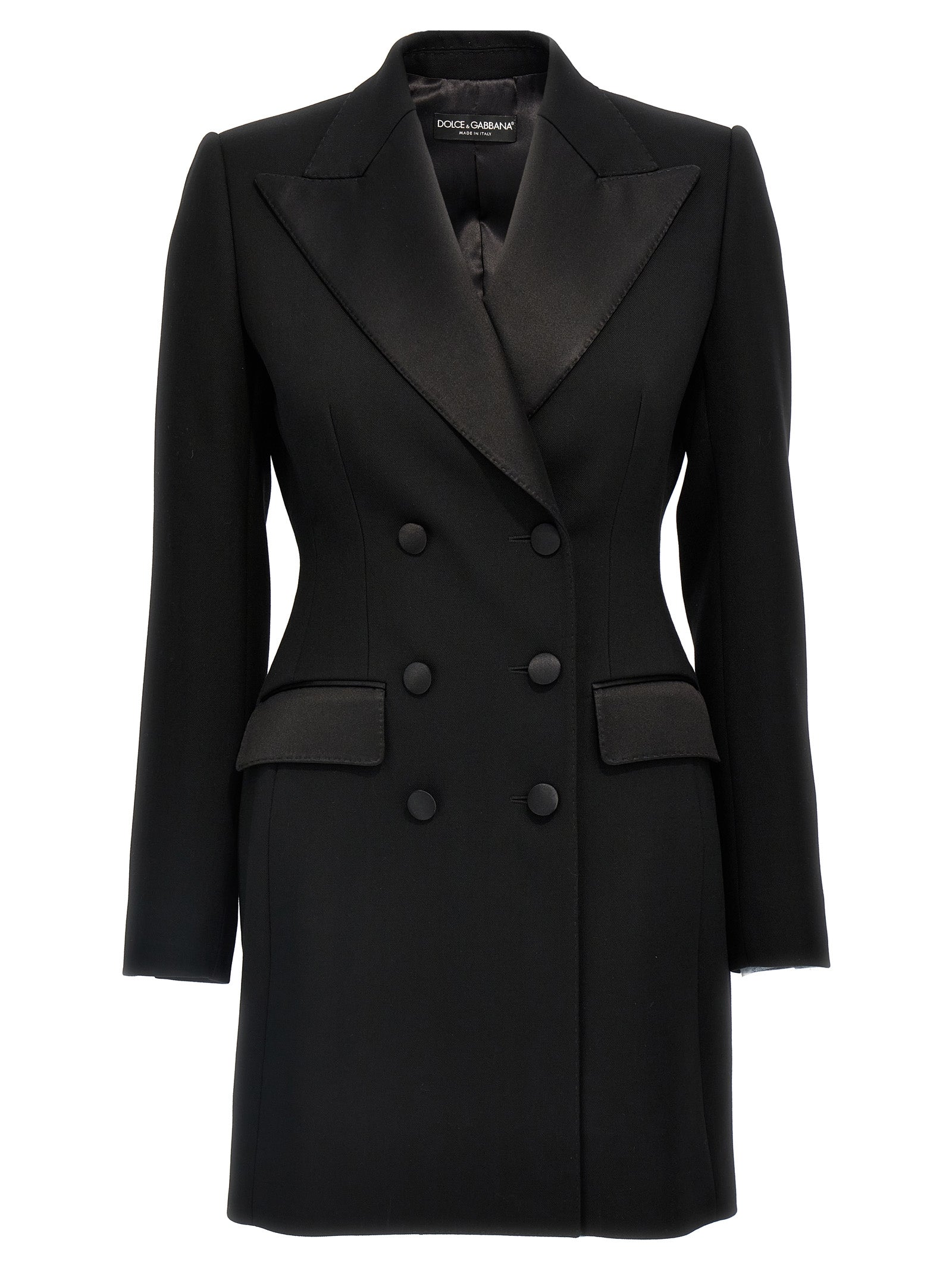 Dolce & Gabbana Black Virgin Wool Blazer