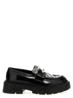 Jimmy Choo Black Calfskin Slip-On Loafers