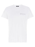 Balmain White Organic Cotton T-Shirt