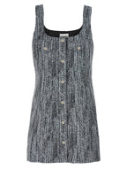 Ganni Multicolor Cotton Short Dress