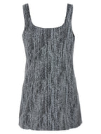 Ganni Multicolor Cotton Short Dress