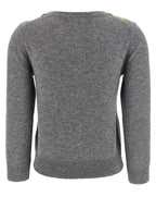 Ganni Gray Merino Wool Cardigan