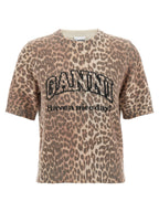 Ganni Brown Wool T-Shirt
