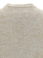 Maison Margiela Beige Cotton Sleeveles Sweater