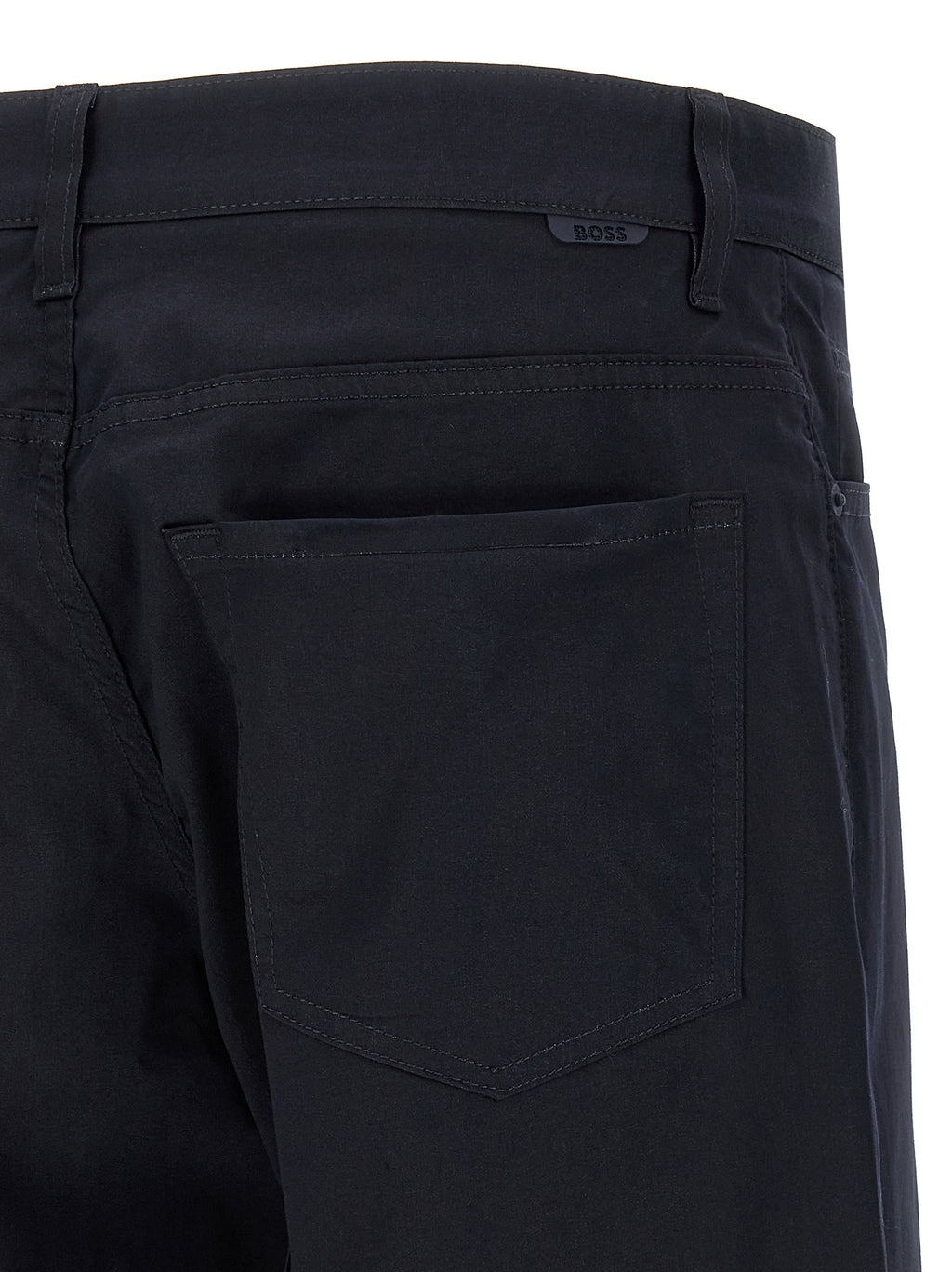 Hugo Boss Blue Cotton Casual Pants