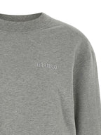 The Attico Gray Cotton Short Dress