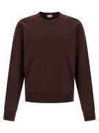 Saint Laurent Bordeaux Cotton Sweatshirt