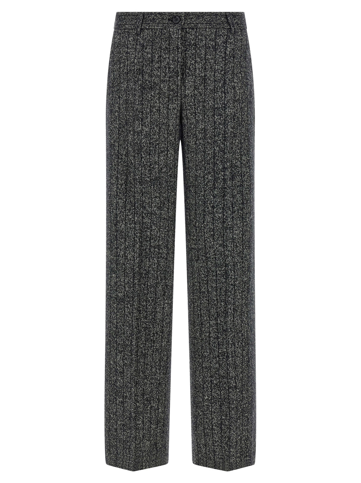 Dolce & Gabbana Bicolor Virgin Wool Casual Pants