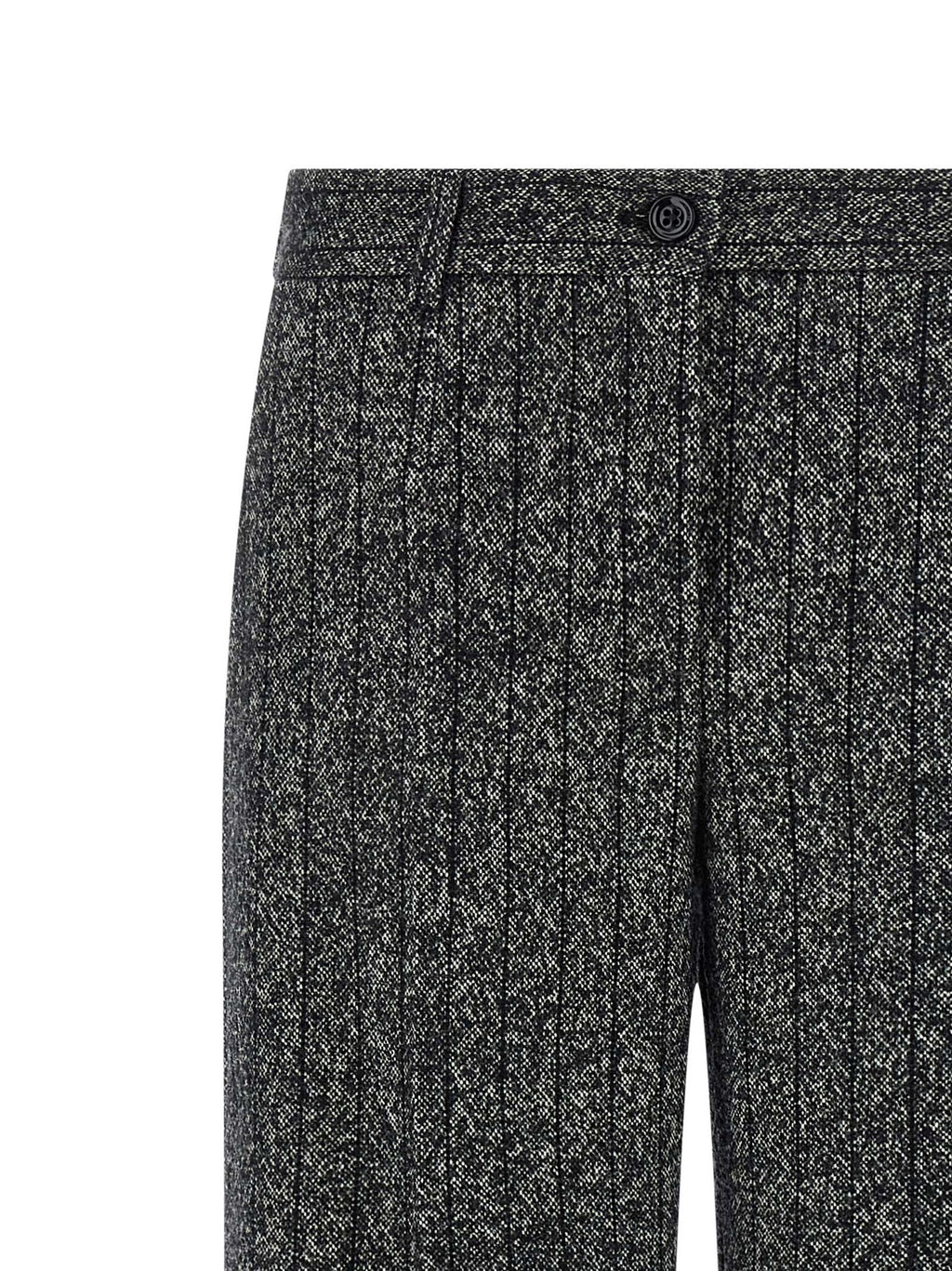 Dolce & Gabbana Bicolor Virgin Wool Casual Pants