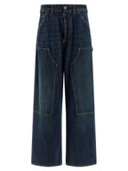 Maison Margiela Blue Cotton Relaxed Fit Jeans