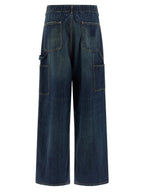 Maison Margiela Blue Cotton Relaxed Fit Jeans