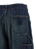 Maison Margiela Blue Cotton Relaxed Fit Jeans