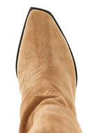 Jimmy Choo Beige Leather Over The Knee