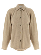 Max Mara Beige Cashmere Blouse