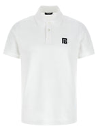 Balmain Bicolor Cotton Polo Shirt