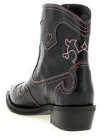 Ganni Black Polyethylene Chelsea Boots
