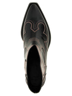 Ganni Black Polyethylene Chelsea Boots