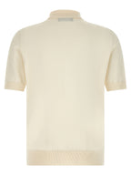 Dolce & Gabbana White Cotton Polo Shirt