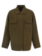 Max Mara Bicolor Virgin Wool Coat