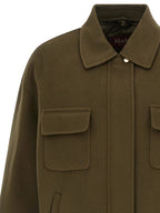 Max Mara Bicolor Virgin Wool Coat