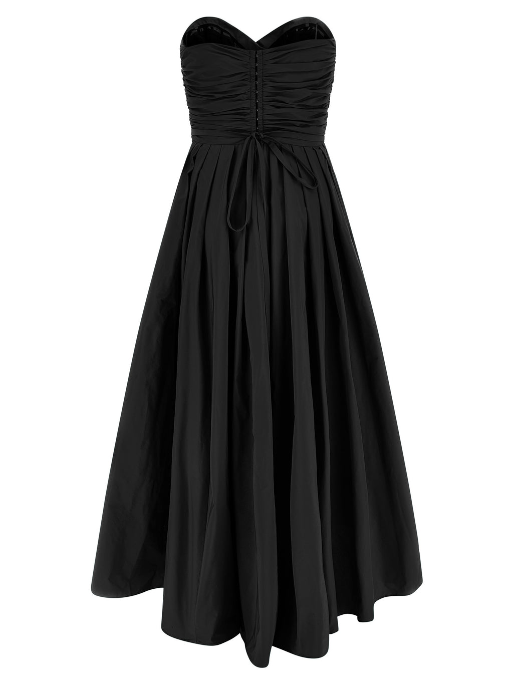 PINKO Black Polyester Long Dress