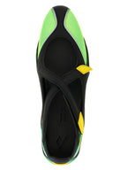 The Attico Bicolor Polyethylene Ballet Flats