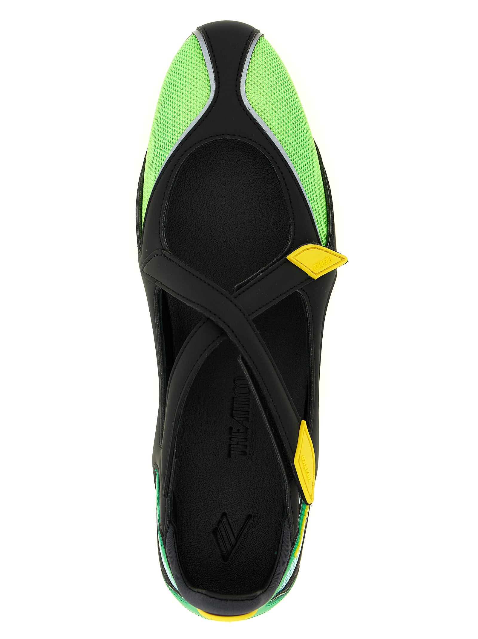 The Attico Bicolor Polyethylene Ballet Flats