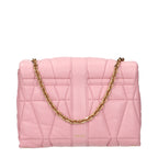Versace Pink Leather Shoulder Bag