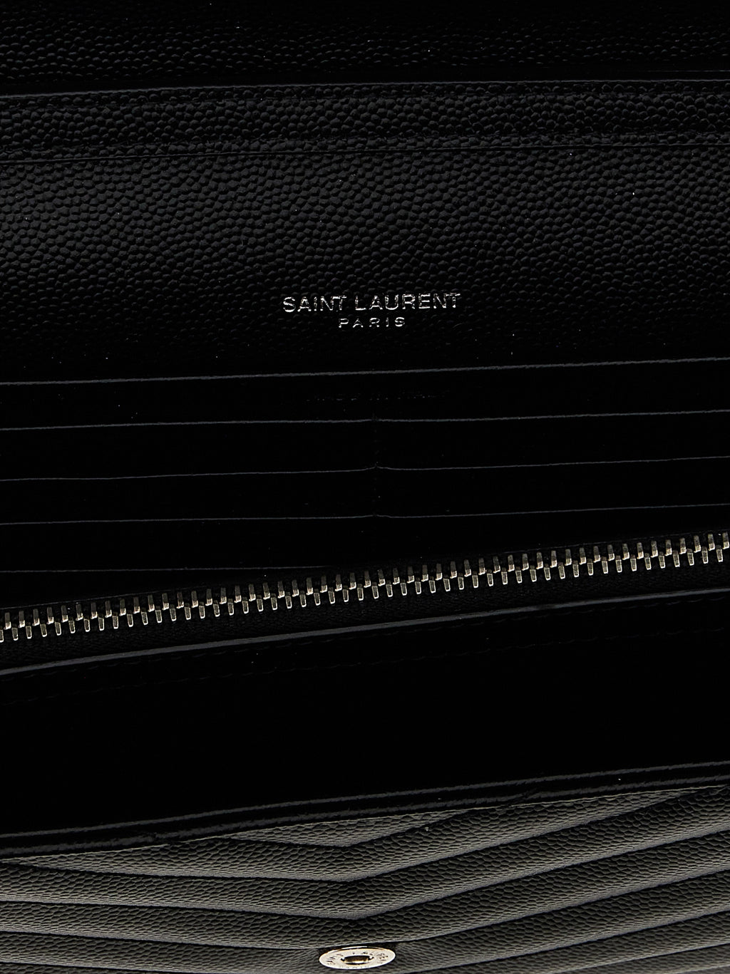 Saint Laurent Black Calfskin Clutch Bag